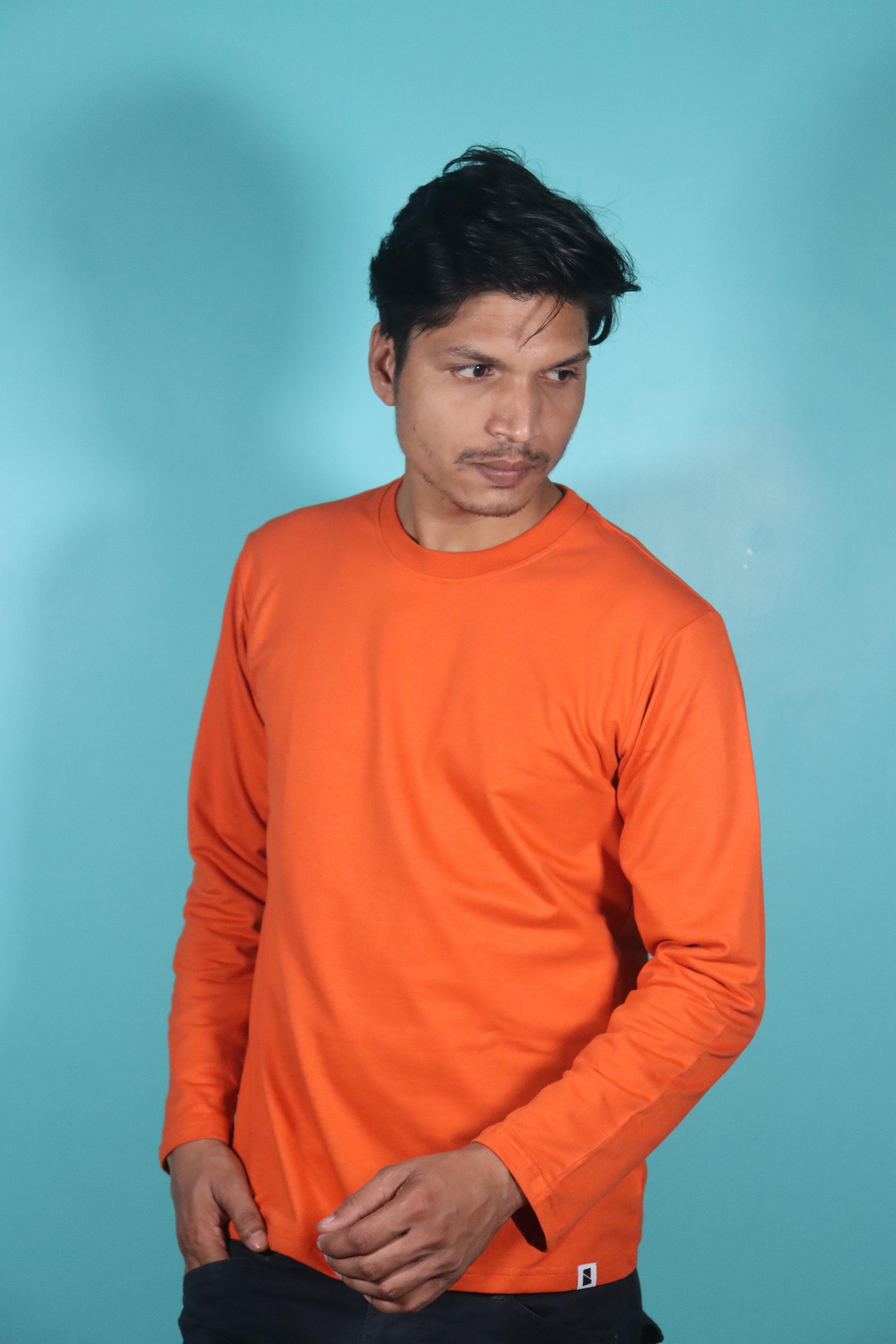 Full Sleeve T-Shirt Orange