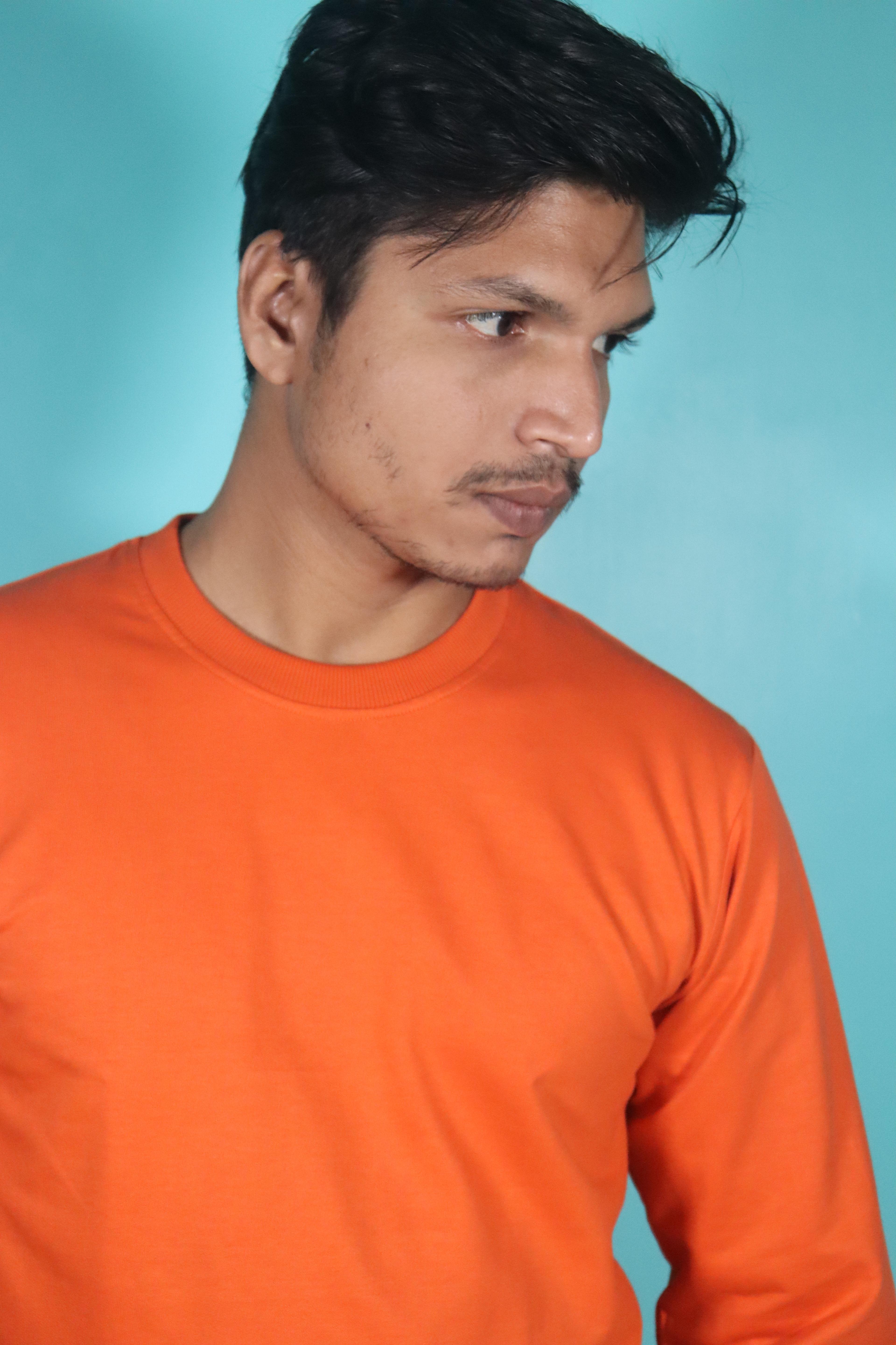 Full Sleeve T-Shirt Orange - alternate view